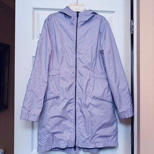 Kirkland Signature Lavender Hooded Windbreaker | Water Resistant | S